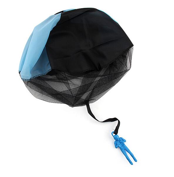 Children's hand throw parachute toy soldier parachute outdoor children's toy bucket