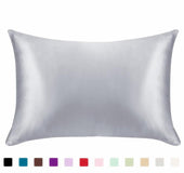 Pillowcase Satin Solid Color Simulation Silk Single Pillowcase Ice Silk Pillowcase