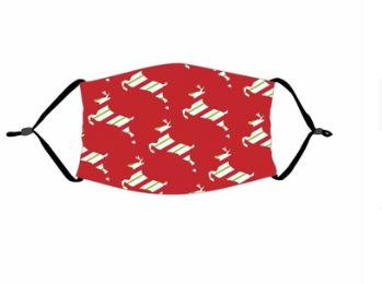 Christmas deer digital printing mask