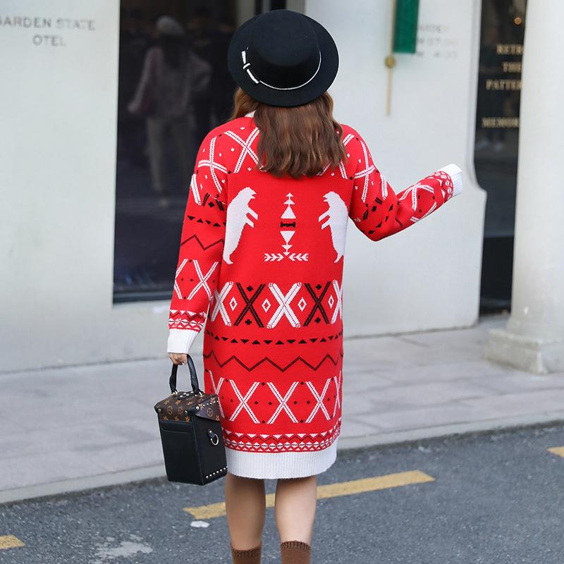 Christmas knitted skirt