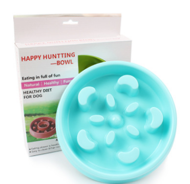 Pets Bowl Food Water Feeding Slow Travel Anti-choke Bowl Portable Dish for Dogs Cat Water Feeder