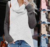 Colorblock Long Sleeve Sweater