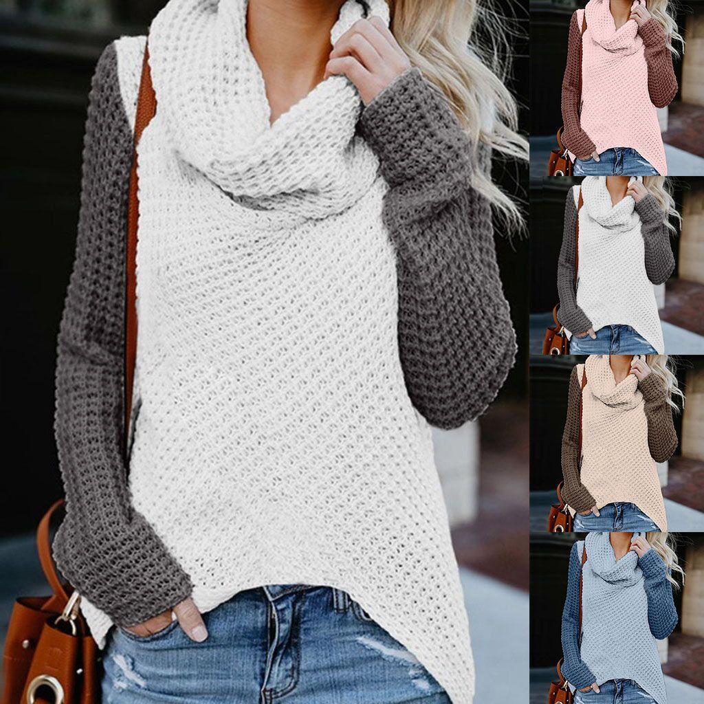 Colorblock Long Sleeve Sweater