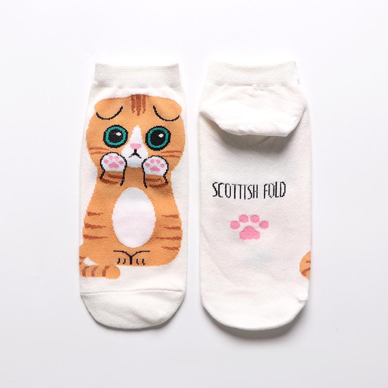 Breathable cotton socks