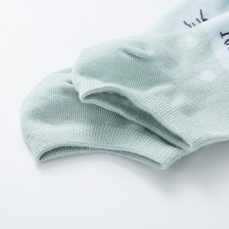 Cotton socks, cartoon cat boat socks