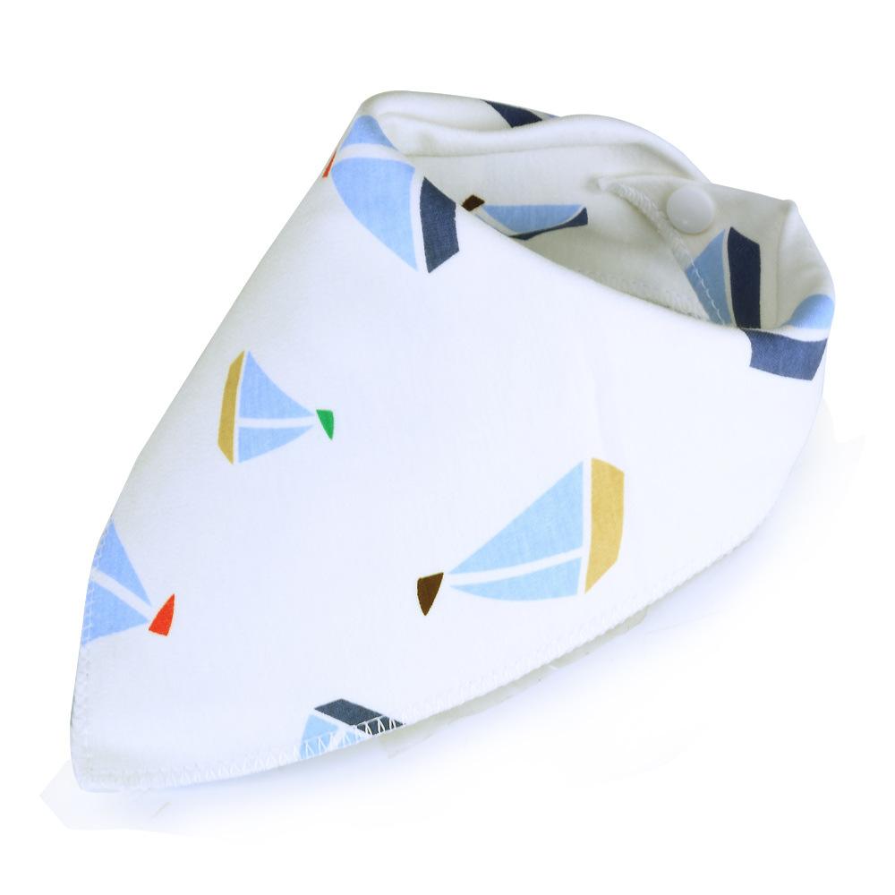 10 styles Cotton triangle towel baby child cartoon saliva towel