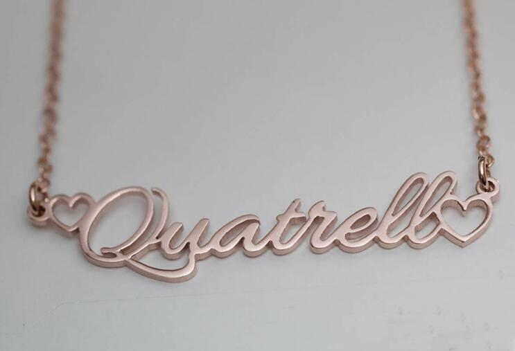 Collar Con Nombre Personalizado Para Mujer