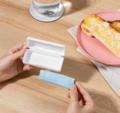 Portable mask storage box