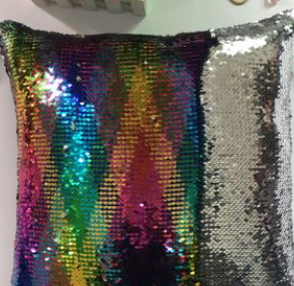 Factory direct supply of European double color glitter sequins pillow pillow Mermaid sleeve by a pillowcase customized wholesale