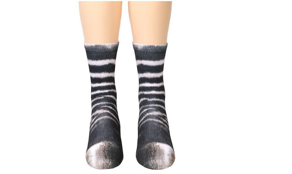 Unisex Adult Animal Paw Crew Socks