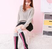 Thin leg socks pile socks