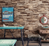 3D PVC imitation marble wallpaper