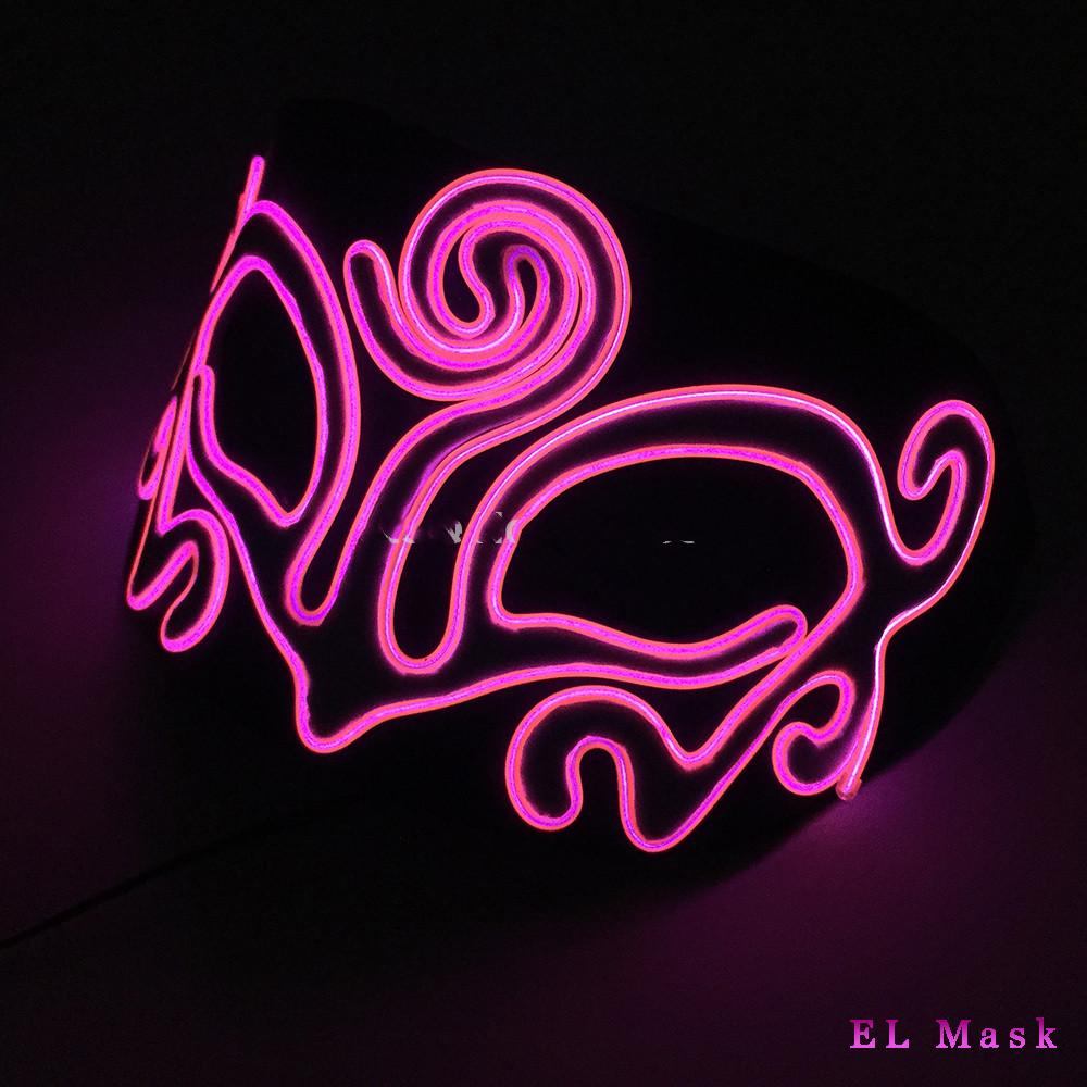Party halloween EL glow mask