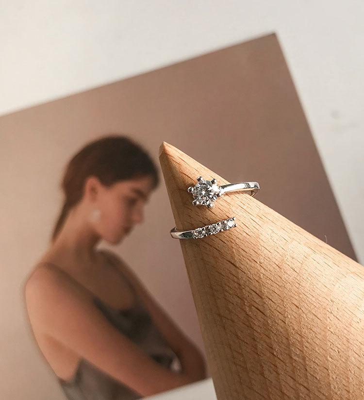 Heart wave ring