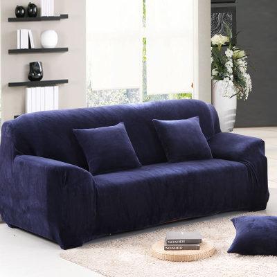 Plush sofa cushion sofa cover sofa cover