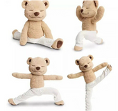 Yoga teddy bear