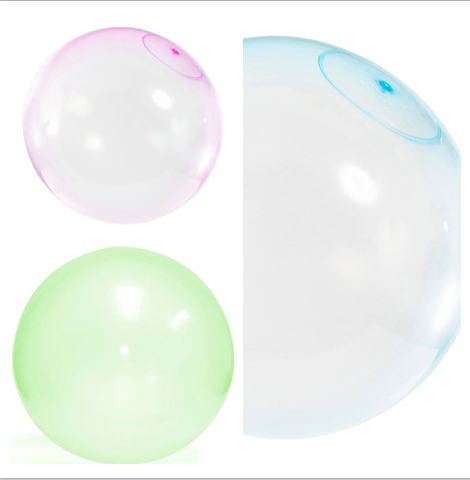 Outdoor Bubble Ball Blow Up Balloon Toy