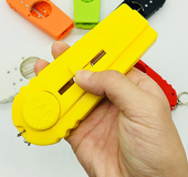 Keyring Bottle Opening Cap Opening Cap Beer Beverage Bottle Opener Bar Kichen Pouring Tool Orange