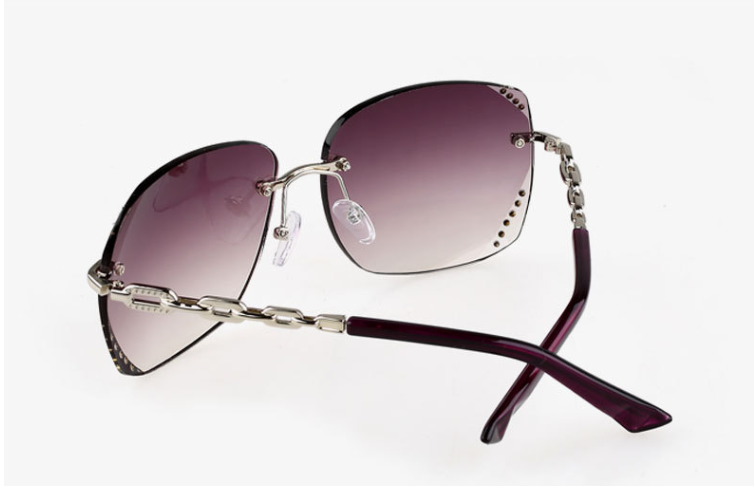 New glasses fashion frameless sunglasses