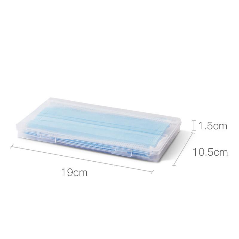 Portable mask storage box