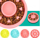 Pets Bowl Food Water Feeding Slow Travel Anti-choke Bowl Portable Dish for Dogs Cat Water Feeder