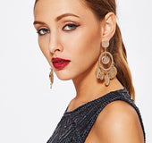 Bohemian exaggerated earrings