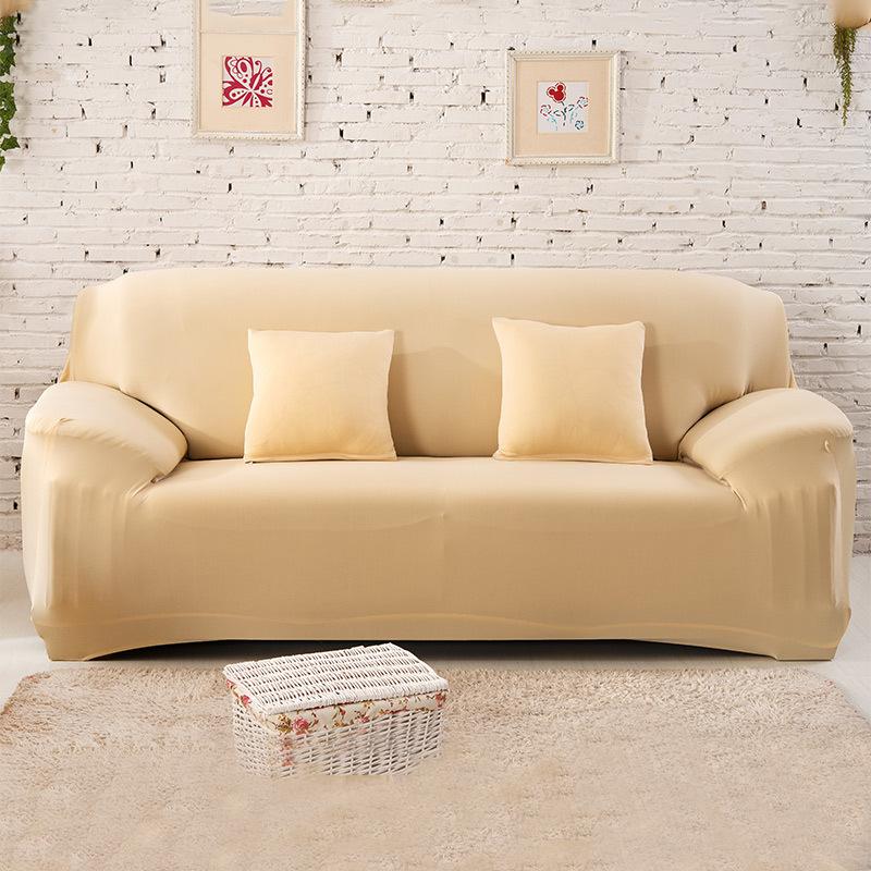 Solid Color Sofa Stretch Sofa Cover
