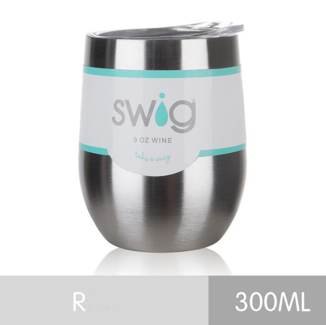 2020 hot drink cups 9 унц. the egg in the form of a 304 stainless steel drink Tumber mug lid wine beer vacuum thermos cup