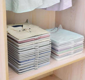 Clothes contain artifacts. Lazy people fold artifacts