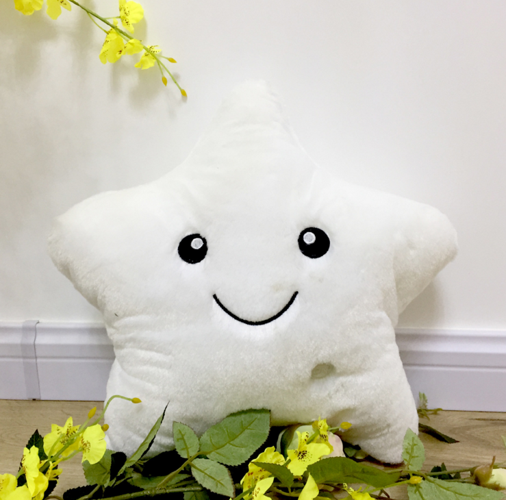 Star Luminous Decorative Pillow