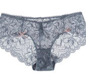 Floral lace underwear