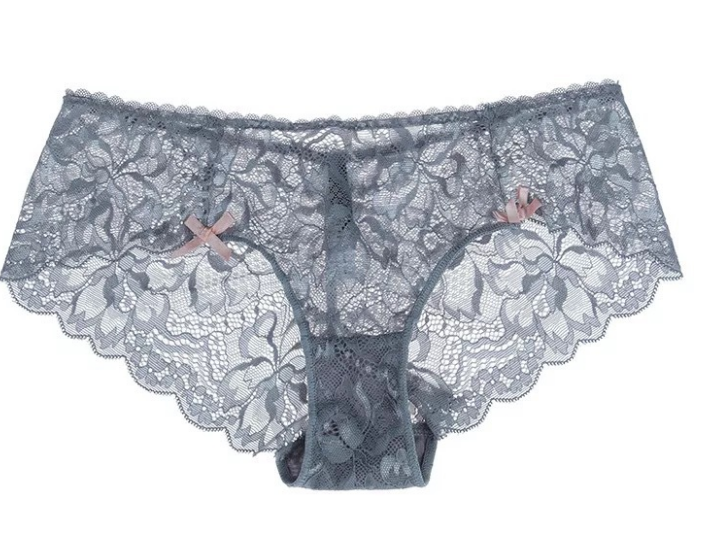 Floral lace underwear