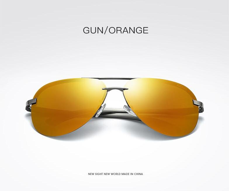 Aluminium magnesium polarized sunglasses men