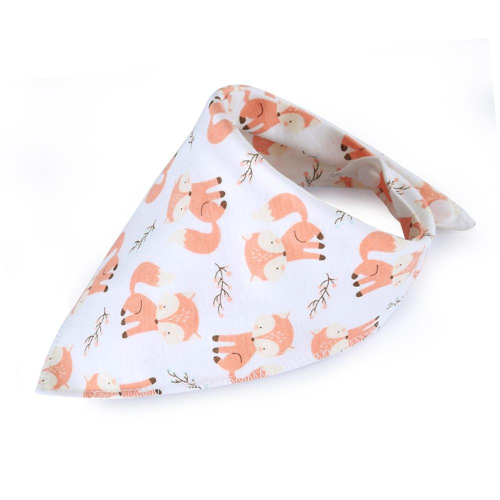 10 styles Cotton triangle towel baby child cartoon saliva towel