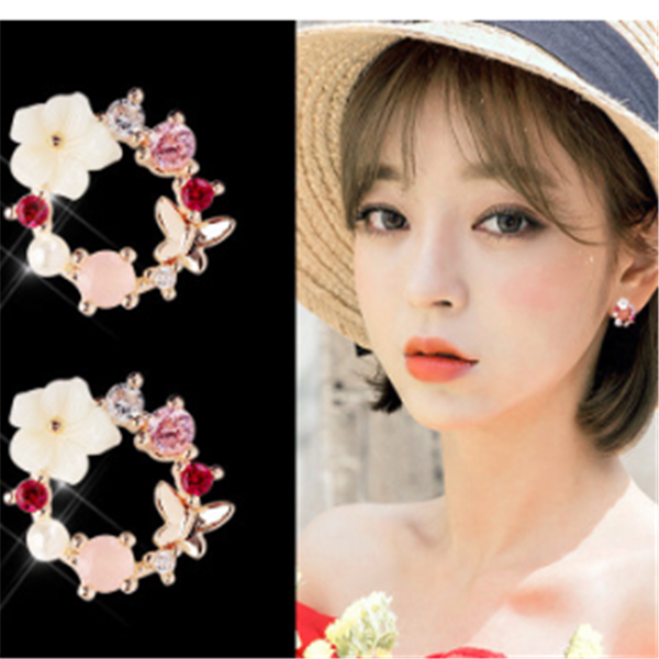 Flower earrings