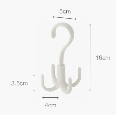 Rotary hanger, scarf, tie, scarf, clothes hanger, multi-functional plastic hanger for household use and space saving