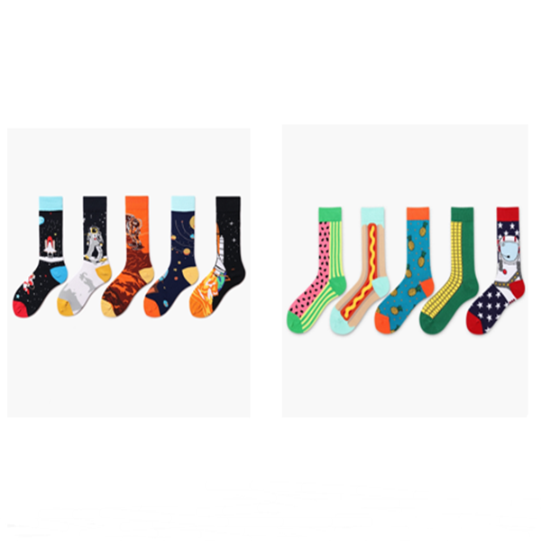 Cotton socks for couples