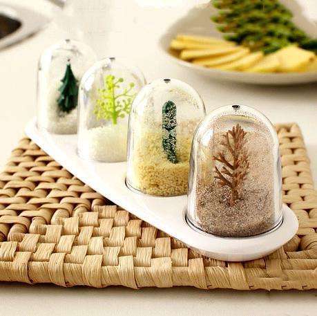Creative seasoning box seasoning jar（4PC）