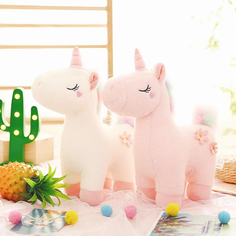 Plush unicorn toy
