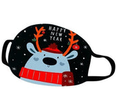 Christmas printed protective mask
