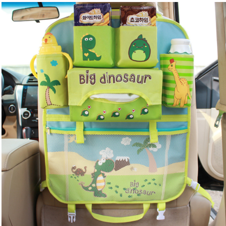 Cartoon car storage bag seat