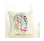 Fashion Pillow Cover Unicorn Pillow Case Cojins / Almofadas 45 Inches x 45 Cm Square Valentines Day Gift Handmade 3D Cushions