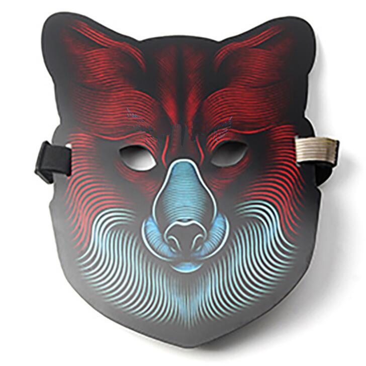Design Sound Activated Halloween EL Party Mask