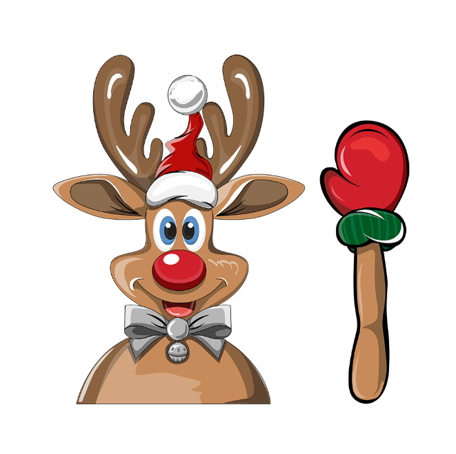 Christmas windshield stickers Santa Claus nice window stickers car wiper sticker featured gift