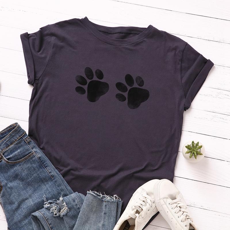 Footprint printed cotton