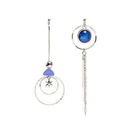 Asymmetrical Star Earrings