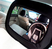 Vista seguridad bebe asiento trasero