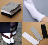 Men's and women's kimono pure cotton socks