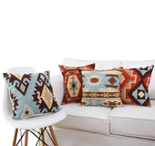 Sofa embroidered pillow cover