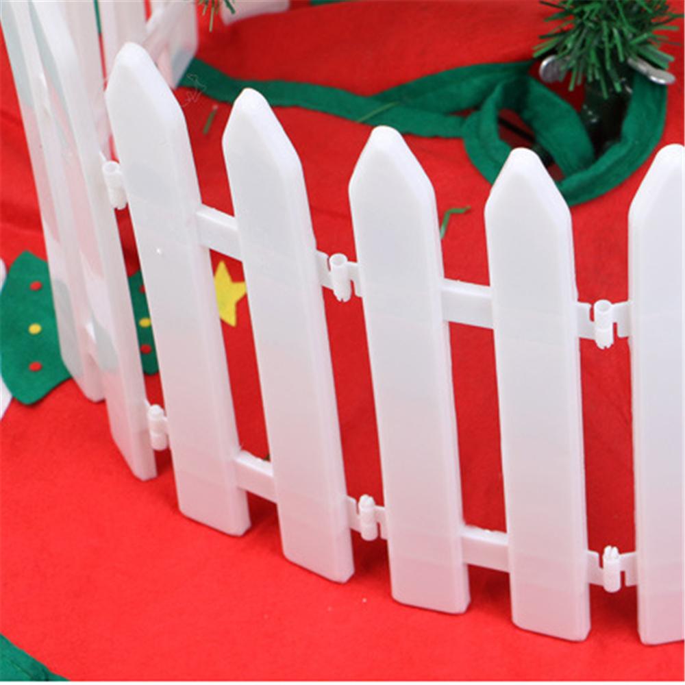Christmas plastic fence